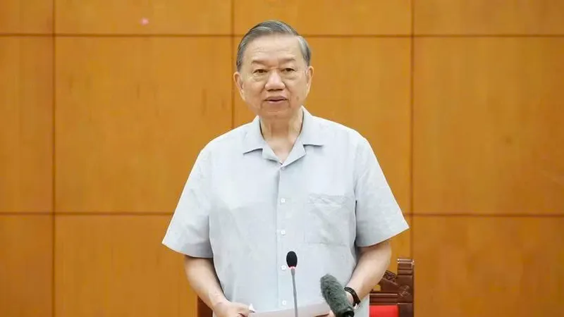 Tổng Bí thư, Chủ tịch nước Tô Lâm phát biểu chỉ đạo. Ảnh: TTXVN