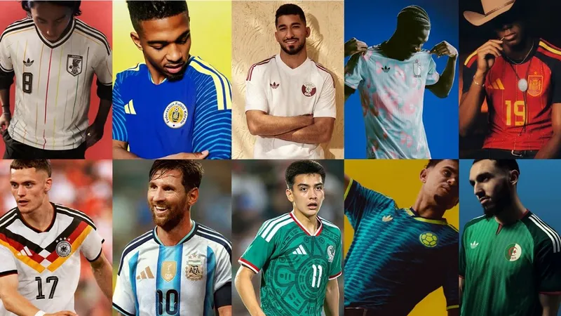 Hãng adidas cung cấp áo đấu cho nhiều đội tuyển tham dự World Cup 2026. Ảnh: ADIDAS