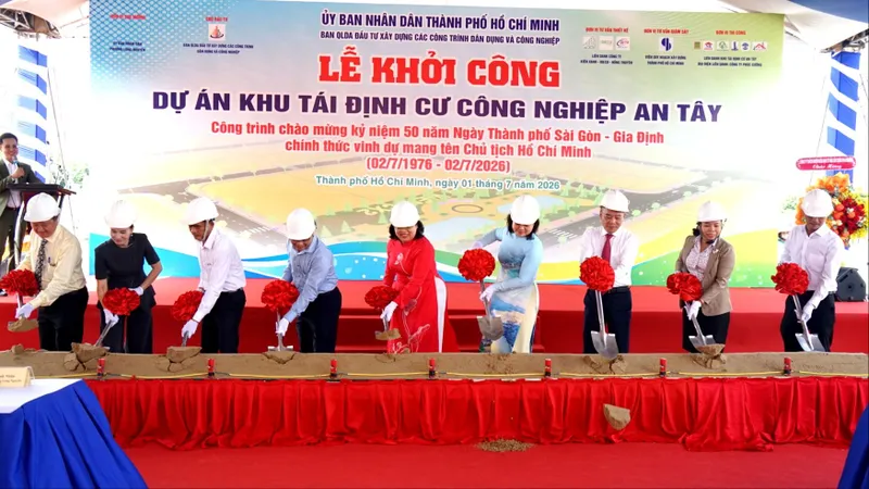 Khởi công dự án khu tái định cư công nghiệp An Tây