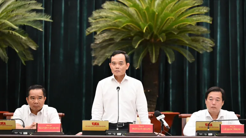 Bí thư Thành ủy TPHCM Trần Lưu Quang: Phải có tư duy và cách làm mới để tạo cú hích phát triển thành phố