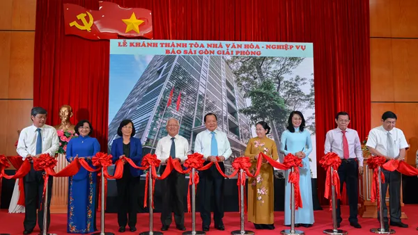 Khánh thành Tòa nhà Văn hóa - Nghiệp vụ và ra mắt phiên bản mới Báo SGGP điện tử