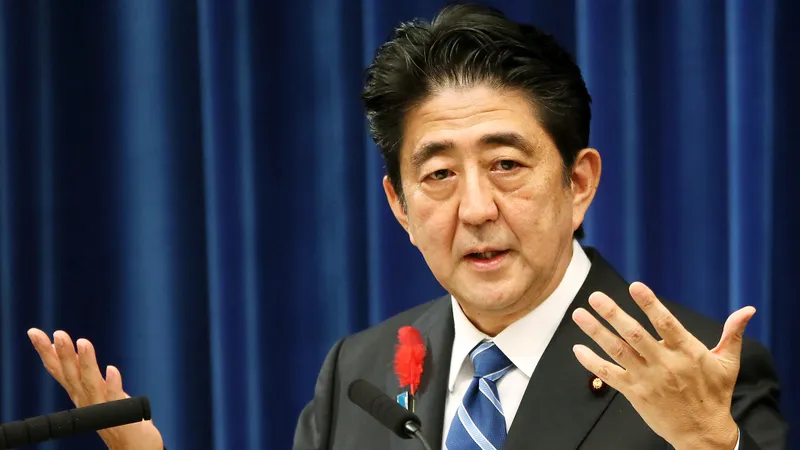 Thủ tướng Nhật Bản Shinzo Abe. Ảnh: AP