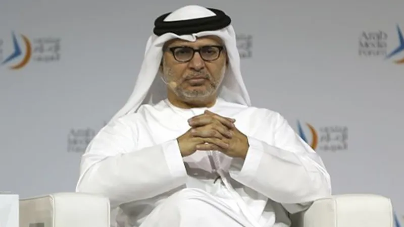 Ngoại trưởng Các Tiểu vương quốc Arab thống nhất (UAE) Anwar Gargash. Ảnh: AP.