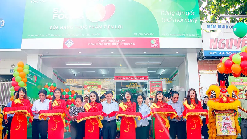 SATRA vừa đưa vào hoạt động cửa hàng thực phẩm tiện lợi thứ 150 tại quận Thủ Đức