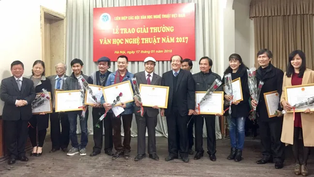 59 tác phẩm được trao giải thưởng văn học, nghệ thuật