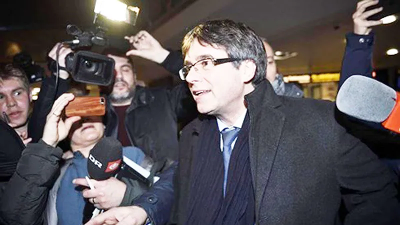 Cựu Thủ hiến Catalonia, ông Carles Puigdemont. (Ảnh: Getty)