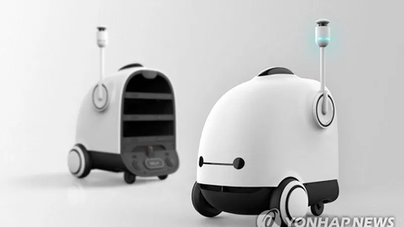 Robot giao đồ ăn tại nhà