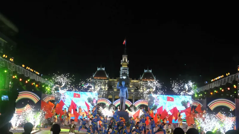 Khai mạc Đại hội TDTT TPHCM năm 2018. Ảnh: NGUYỄN NHÂN