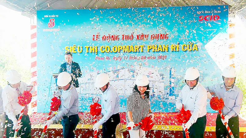 Co.opmart Phan Rí Cửa dự kiến đi vào hoạt động vào cuối năm 2018