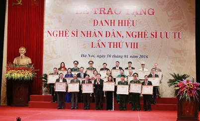 131 nghệ sĩ được đề nghị xét tặng nghệ sĩ nhân dân, ưu tú