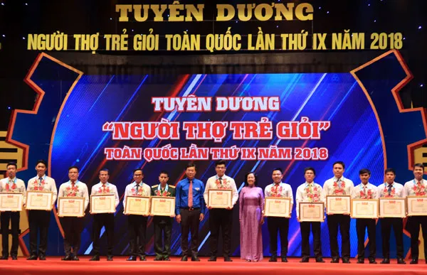 Tôn vinh 65 thợ trẻ giỏi toàn quốc 2018