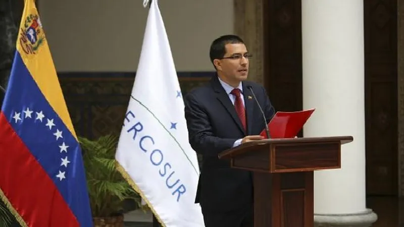 Ngoại trưởng Venezuela Jorge Arreaza. (Nguồn: Entorno Inteligente)