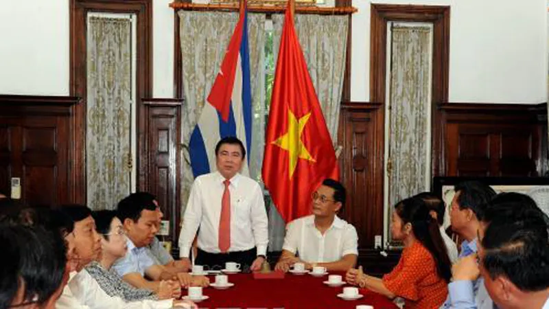 Chủ tịch UBND TPHCM Nguyễn Thành Phong: Đẩy mạnh hợp tác giữa TPHCM và Cuba