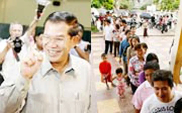 8,3 triệu cử tri Campuchia đi bầu cử Quốc hội