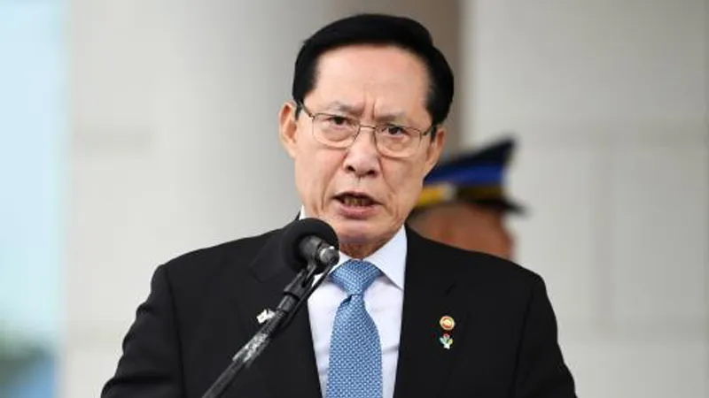 Bộ trưởng Quốc phòng Hàn Quốc Song Young-moo. Ảnh: YONHAP/TTXVN