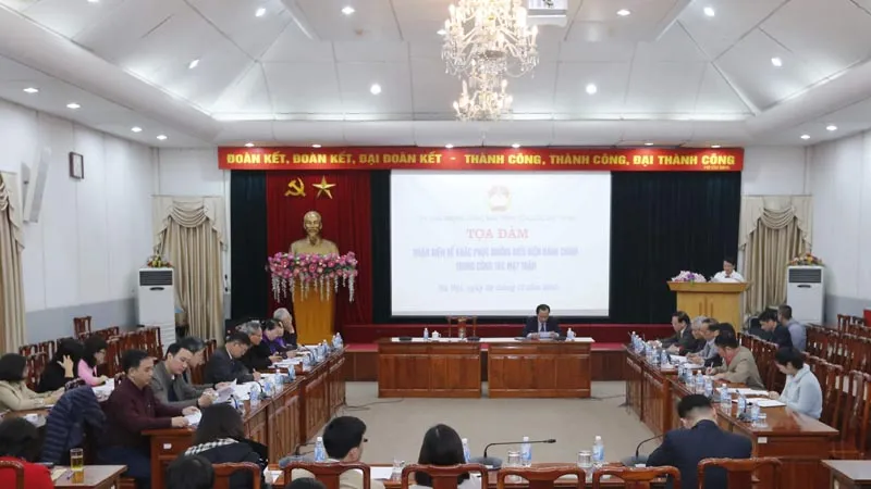 Quang cảnh buổi Tọa đàm. Ảnh: DANGCONGSAN.VN