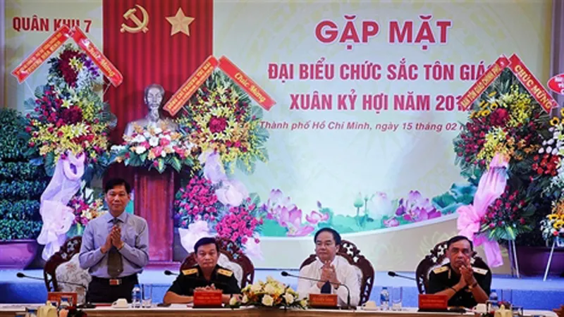 Các chức sắc tôn giáo góp phần xây dựng khối đại đoàn kết toàn dân tộc