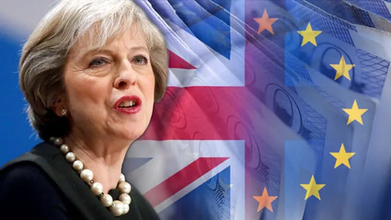 Thỏa thuận bị bác bỏ hồi tháng 1 đã khiến Thủ tướng Anh Theresa May phải đàm phán lại với Liên minh châu Âu. Ảnh: Daily Mail