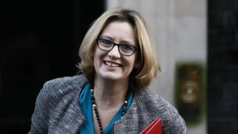 Bà Amber Rudd, Bộ trưởng Nội vụ Anh. (Ảnh: Reuters)
