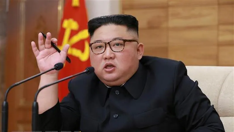 Nhà lãnh đạo Triều Tiên Kim Jong-un. (Nguồn: TTXVN)