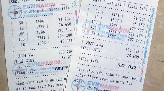 Hóa đơn tiền điện tháng 4 tăng bất thường