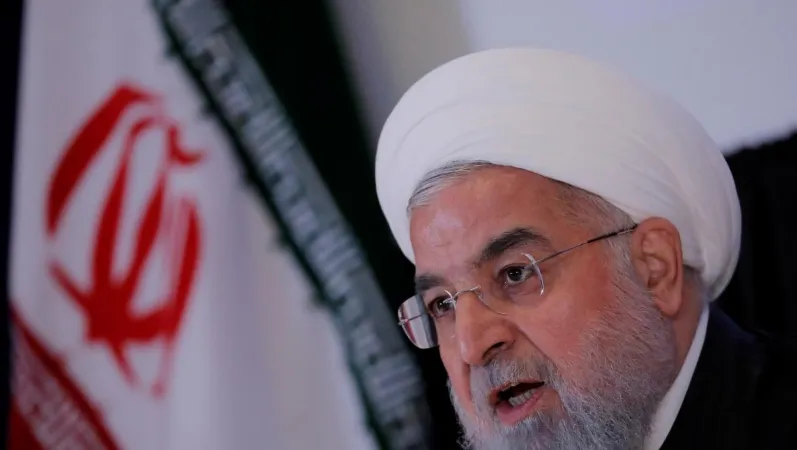 Tổng thống Iran Hassan Rouhani. Ảnh:reuters