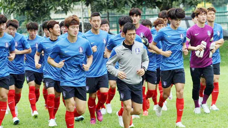 U23 Hàn Quốc là gương mặt quen thuộc khi không vắng mặt lần nào kể từ năm 1996 đến nay. Ảnh: T.L