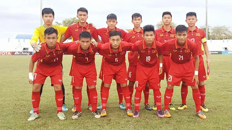 Đội hình xuất phát của Việt Nam gặp Philippines. Ảnh: VFF