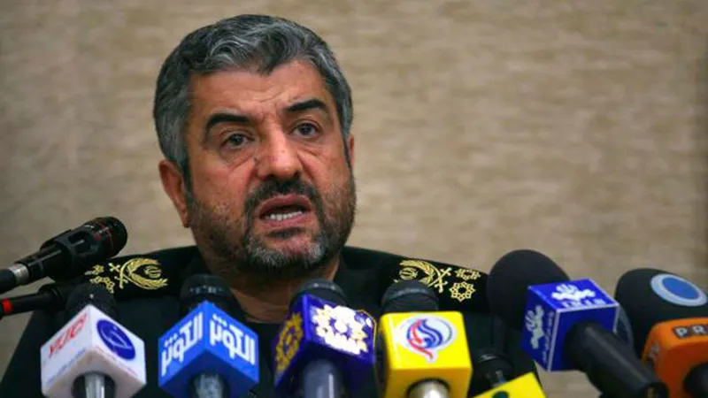 Chỉ huy trưởng của Vệ binh cách mạng Hồi giáo Iran - tướng Mohammad Ali Jafari. Ảnh: Reuters