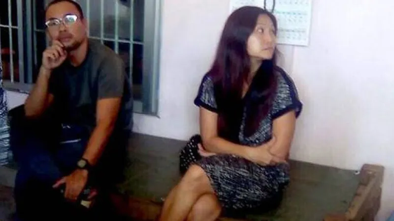 Phóng viên quay phim Lau Hon Meng và phóng viên Mok Choy Lin bị bắt giam vào ngày 27-10
