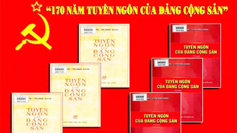 Tác phẩm Tuyên ngôn của Đảng Cộng sản. Ảnh: Dangcongsan.vn