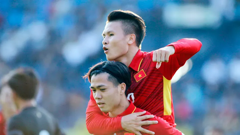 Công Phượng và Quang Hải hứa hẹn sẽ tỏa sáng ở V-League 2018. Ảnh: ANH KHOA