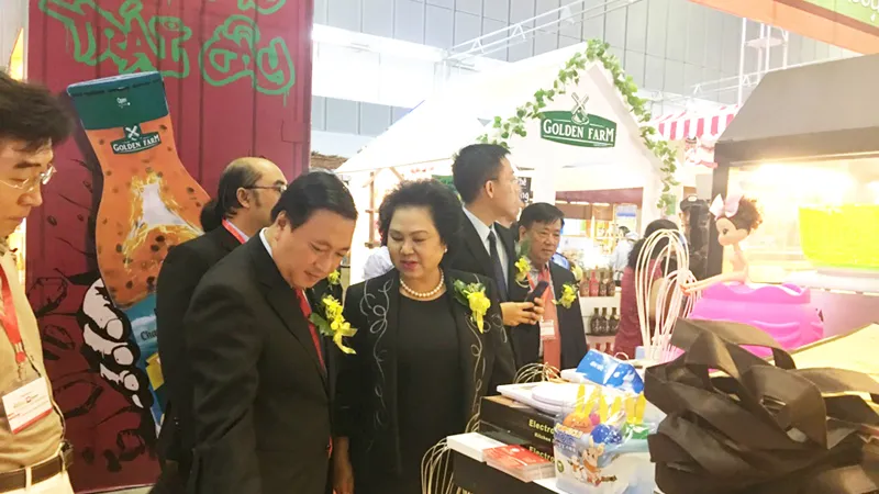 Doanh nghiệp TPHCM giới thiệu hàng tại Hội chợ triển lãm quốc tế ngành chế biến lương thực thực phẩm tổ chức tại quận 7