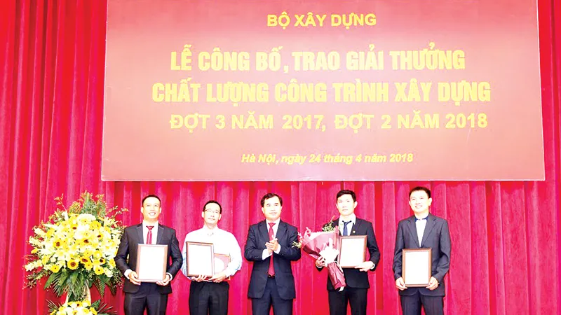 5 công trình của Hòa Bình nhận giải thưởng Công trình xây dựng chất lượng cao