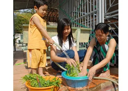 Đảm bảo người dân Cần Giờ dùng nước sạch đúng quy định