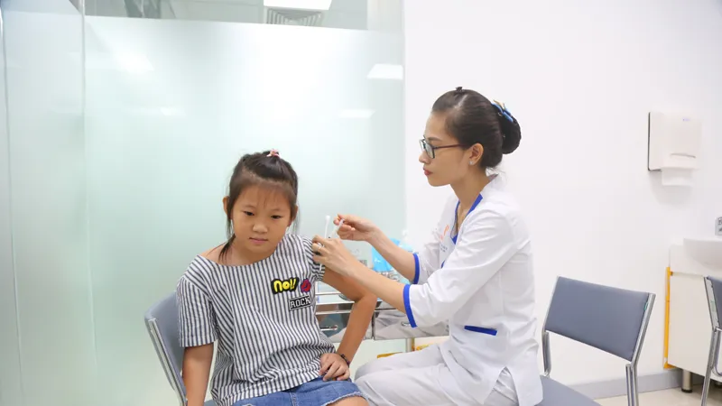Tiêm ngừa cho trẻ tại VNVC Đồng Nai