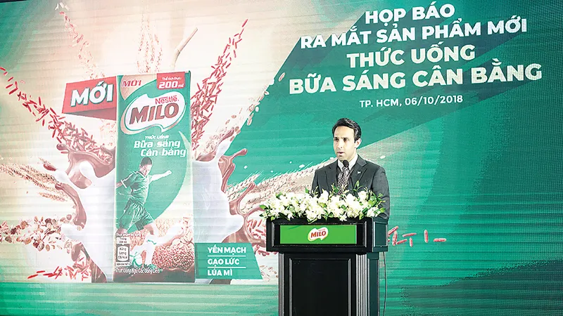 MILO Thức uống Bữa sáng Cân bằng trình làng