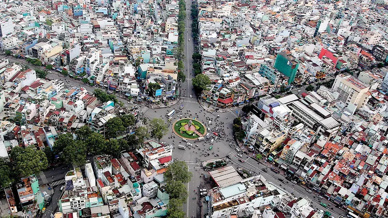 Zoom từ không trung...