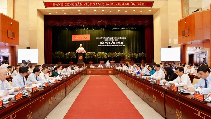 Khai mạc hội nghị lần thứ 26 Ban Chấp hành Đảng bộ TPHCM khóa X
