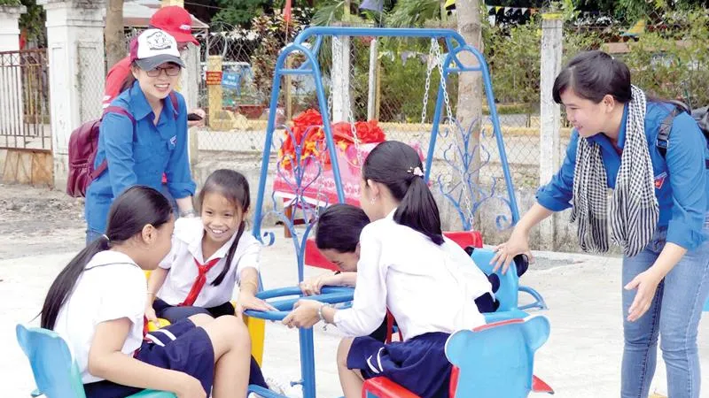 Khánh thành khu vui chơi trẻ em tại xã Phan, huyện Dương Minh Châu, tỉnh Tây Ninh