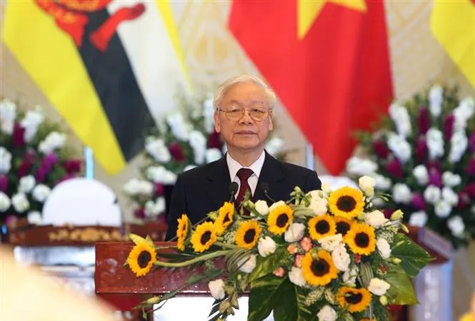 Thông điệp của Tổng Bí thư, Chủ tịch nước Nguyễn Phú Trọng: "Việt Nam: Đối tác tin cậy vì hòa bình bền vững".