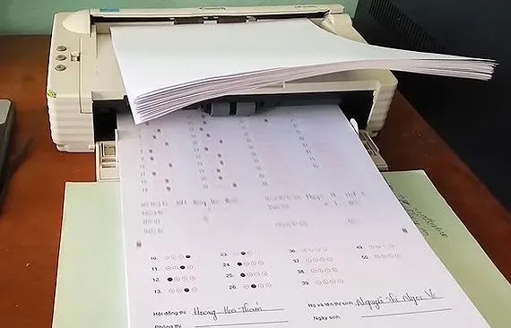 Phát hiện nhiều bài thi trắc nghiệm bất thường