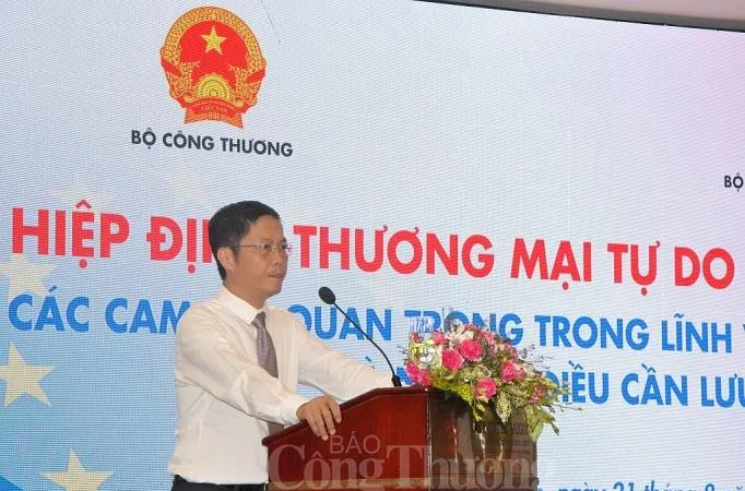 Bộ trưởng Bộ Công Thương Trần Tuấn Anh phát biểu tại Hội nghị. Ảnh: Cổng thông tin điện tử Bộ Công Thương