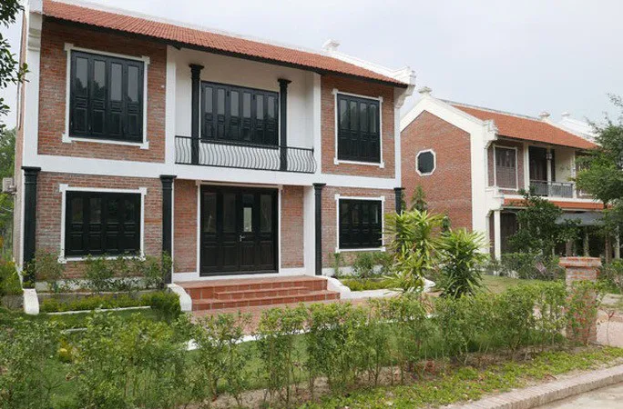 Một góc các công trình vi phạm tại huyện Ba Vì. Ảnh: NLĐ