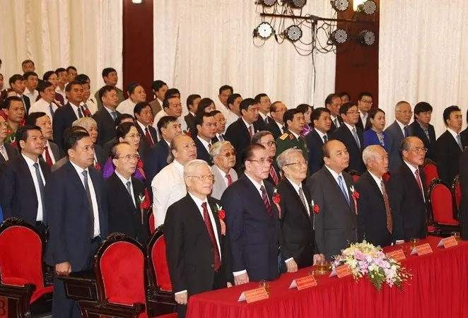 Các đại biểu dự lễ kỷ niệm. Ảnh TTXVN