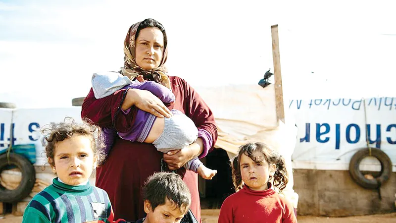 Rất nhiều người dân Syria phải rời bỏ nhà cửa vì xung đột