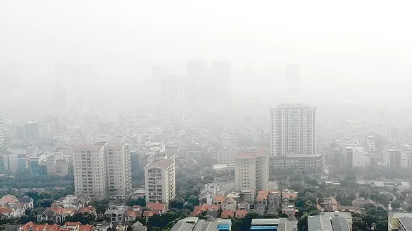 Chất lượng không khí Hà Nội ở ngưỡng rất xấu
