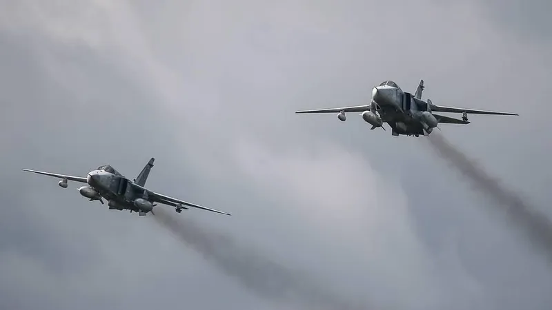 Máy bay ném bom Su-24 của Nga