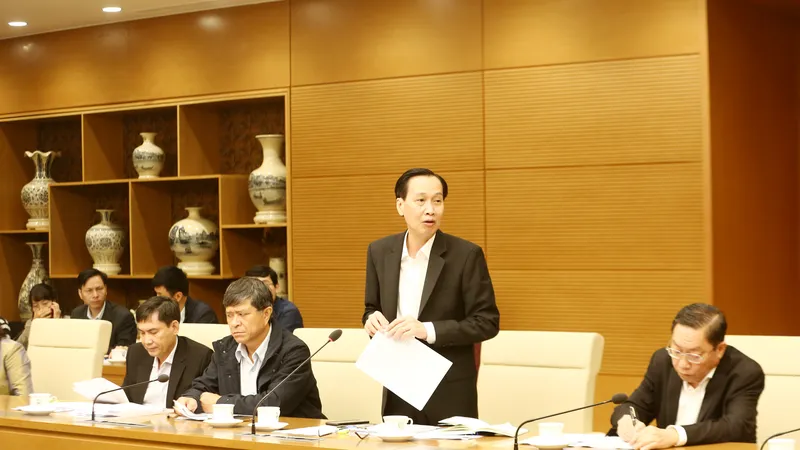 Phó Chủ tịch UBND TPHCM Lê Thanh Liêm phát biểu tại cuộc họp. Ảnh: VGP/Đình Nam