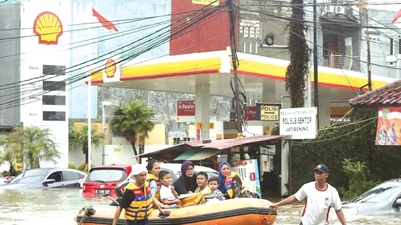 Jakarta bị lụt đầu năm 2020
